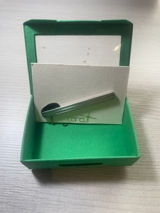 Alfiler de corbata bañado en plata