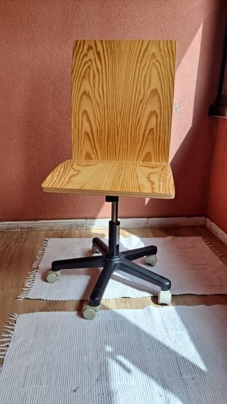 Silla de escritorio de madera Fustaforma