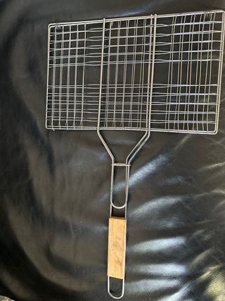 cesta de barbacoa de acero inoxidable