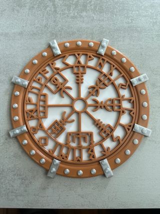 Adorno Vegvisir Vikingos 3D 🧭🛡️