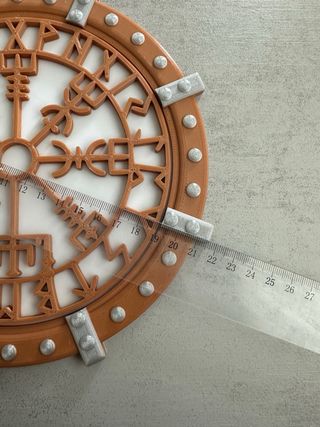 Adorno Vegvisir Vikingos 3D 🧭🛡️