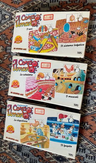 Esplorando il corpo umano - libri e vhs