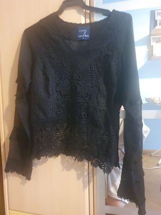 Camisa de encaje