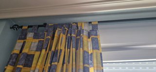 Cortinas barra y nordico a juego