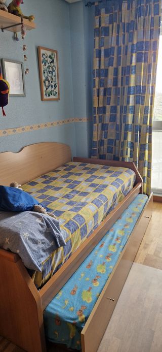 Cortinas barra y nordico a juego