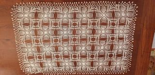 Centro uncinetto rettangolare