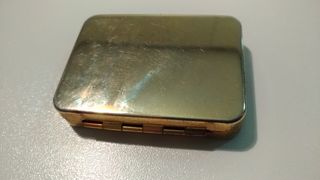 rasoio componibile dorato