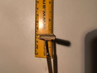 rasoio componibile dorato