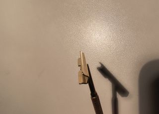 rasoio componibile dorato