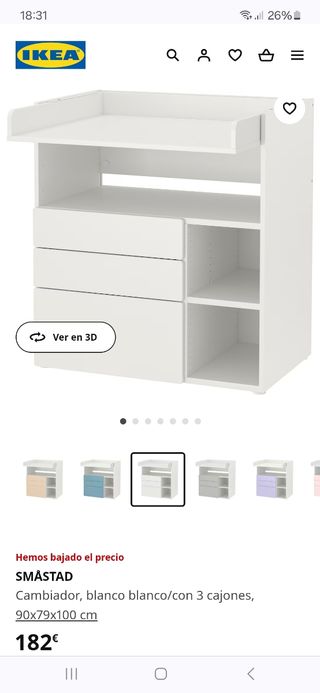 Vendo Cambiador Ikea