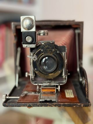 Camara fuelle kodak 1907 madera