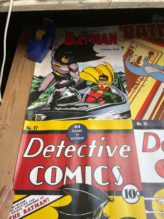 3 REGALO posters comics Batman clasicos 94 x 70