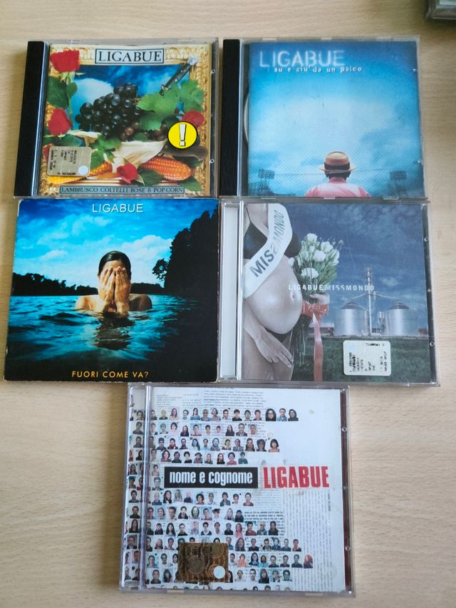 5 CD Ligabue