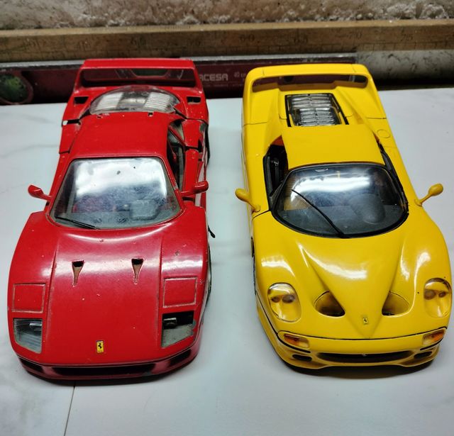 Ferrari F50 y F40 Escala 1/18