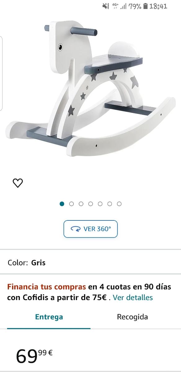 Caballo balancín niñ@