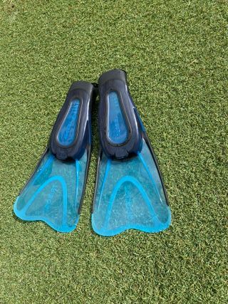 Aletas tribord niño/a azules tallla 32-33