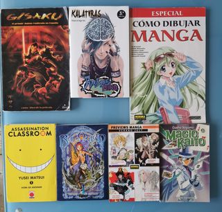 Como dibujar manga + lote 6 mangas (16€ TODOS)