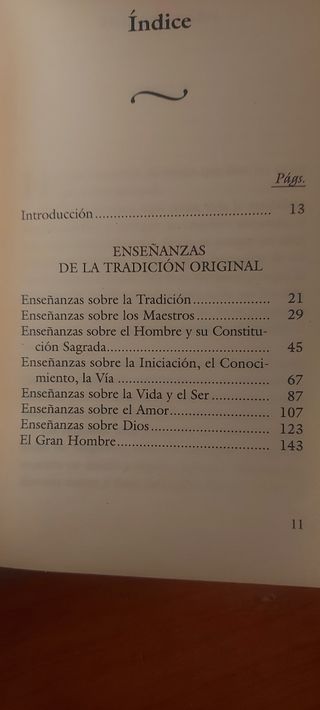 Enseñanzas de la tradición original