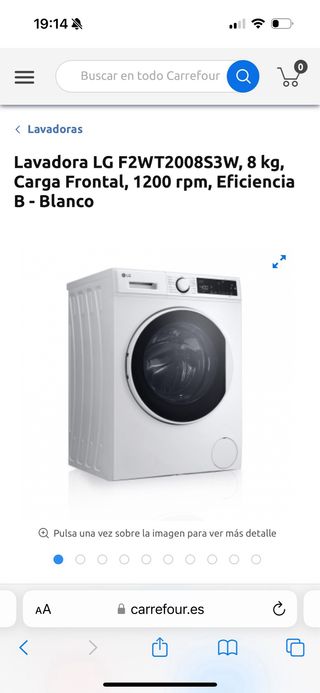 Se vende Lavadora LG NUEVA lo, 8 kg