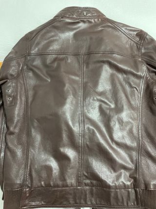 Cazadora piel caballero Massimo Dutti