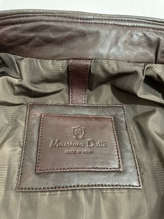 Cazadora piel caballero Massimo Dutti