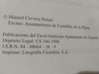 CASTELLON CUIDAD EPISCOPAL .1ª EDI. 1996