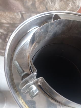 Tubos y codos estufa leña / caldera inoxidable.