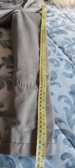 Parka cazadora verde.Convertible