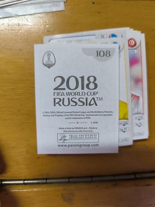 Pack Cromos Mundial Rusia 2018