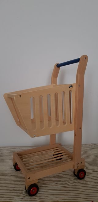Carrito de la compra madera niñ@
