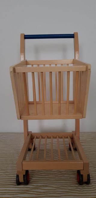 Carrito de la compra madera niñ@