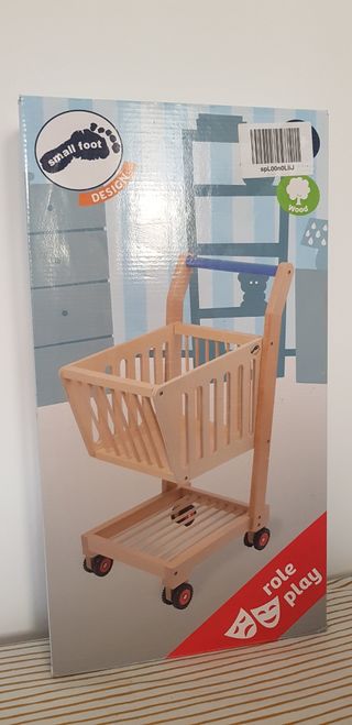 Carrito de la compra madera niñ@