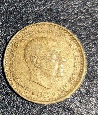 Moneda 1 Peseta 1966