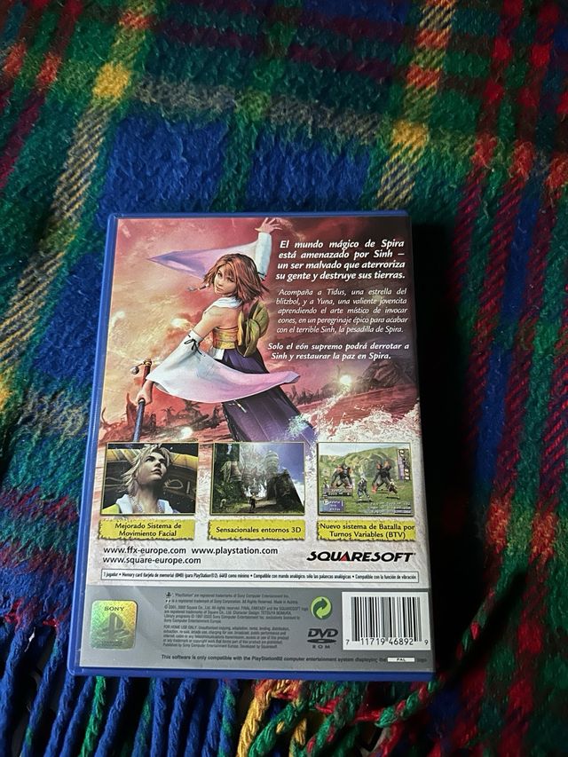 Final fantasy x con dvd bonus ps2