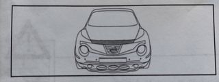 DEFLECTOR FRONTAL NISSAN JUKE F15