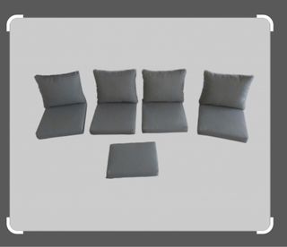 Kit de cojines para conjunto exterior de jardin