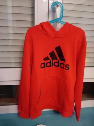 Sudadera naranja adidas original.