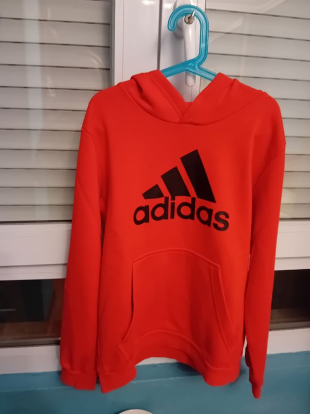 Sudadera naranja adidas original.