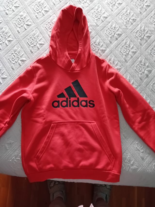 Sudadera naranja adidas original.