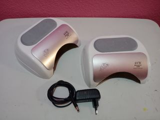 Dos lámparas de secado Led de uñas
