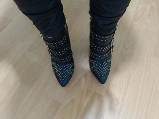 Botínes de tacón talla 38