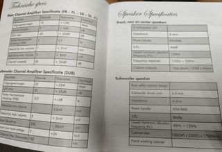 Equipo de sonido 4+1 Theater Marcel Wanders