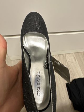 Zapatos de tacón con plataforma fiesta.