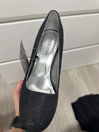 Zapatos de tacón con plataforma fiesta.