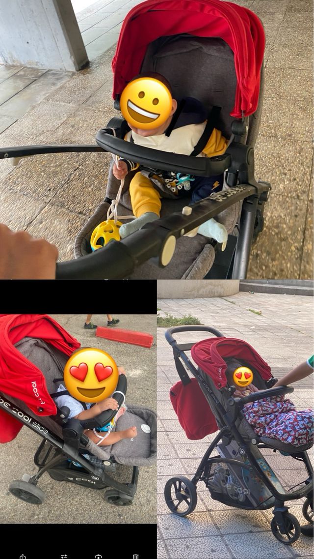 Carro de bebe dos piezas