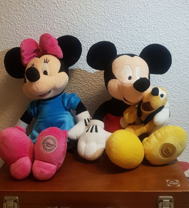 Mickey and Minnie Mouse