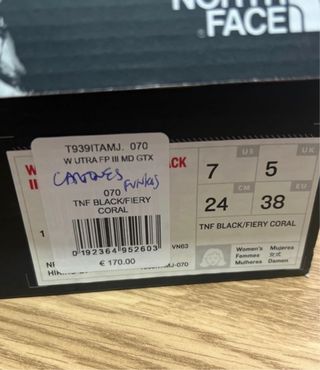 Botas Montaña The North Face talla 38