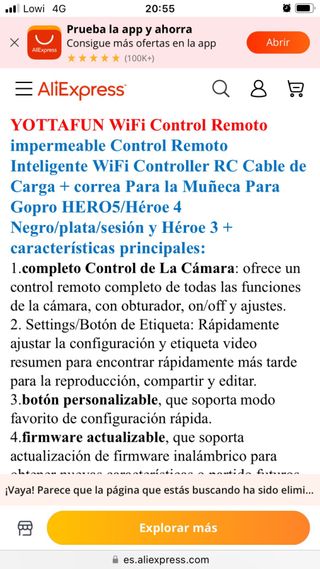Control remoto GoPro Nuevo