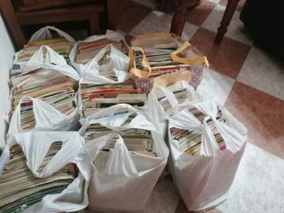 Lote de muchas revistas de punto de cruz