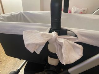 Funda capazo bugaboo camaleon Blanco piqué